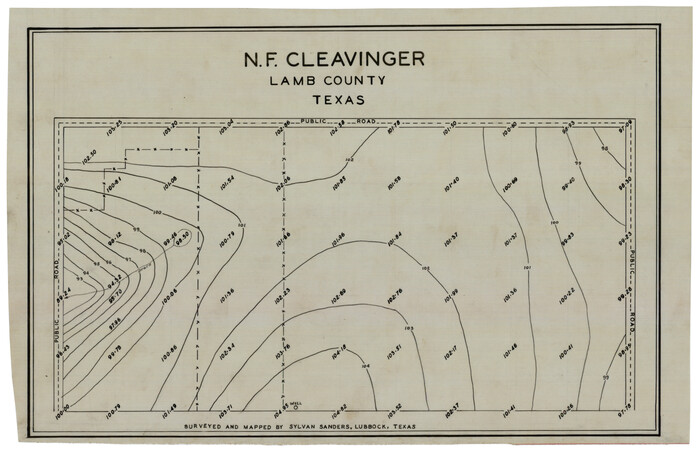 92406, N. F. Cleavinger, Twichell Survey Records
