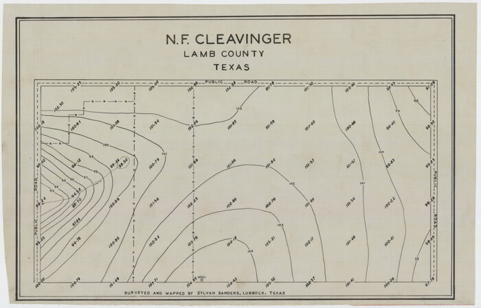 92406, N. F. Cleavinger, Twichell Survey Records