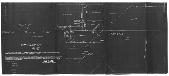 9241, Hunt County Rolled Sketch 3A, General Map Collection