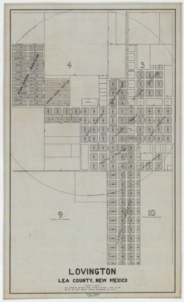 92419, Lovington Lea County, New Mexico, Twichell Survey Records