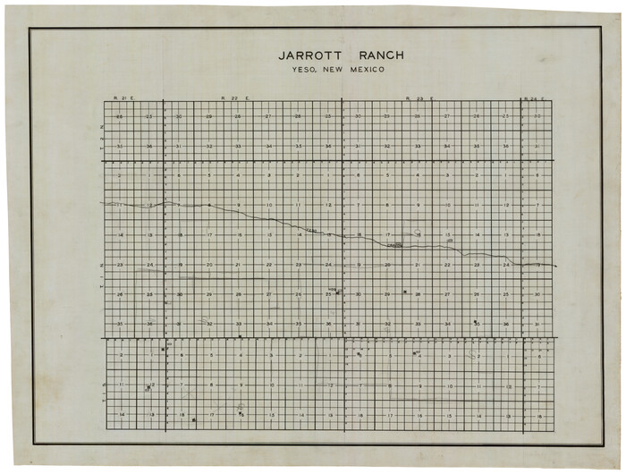 92423, Jarrott Ranch Yeso, New Mexico, Twichell Survey Records