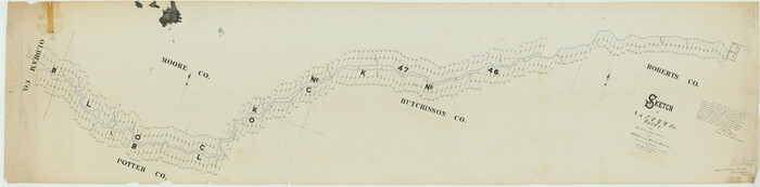 9243, Hutchinson County Rolled Sketch 3, General Map Collection