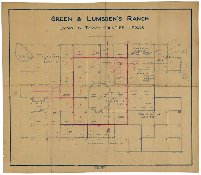 92431, Green & Lumsden's Ranch, Twichell Survey Records