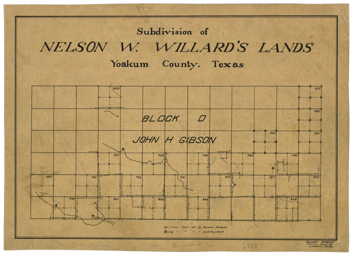 92448, Subdivision of Nelson W. Willard's Lands, Twichell Survey Records