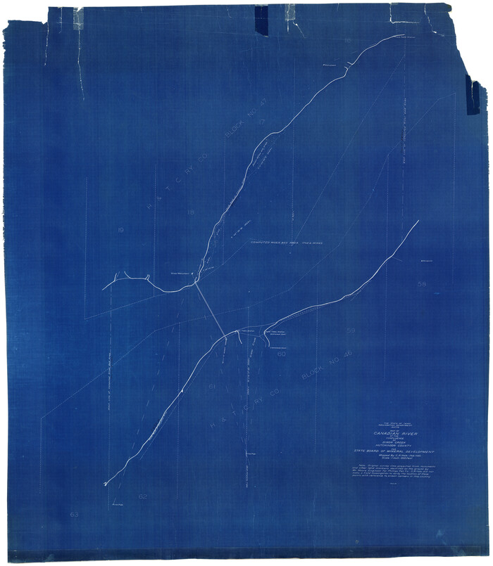 9245, Hutchinson County Rolled Sketch 35, General Map Collection