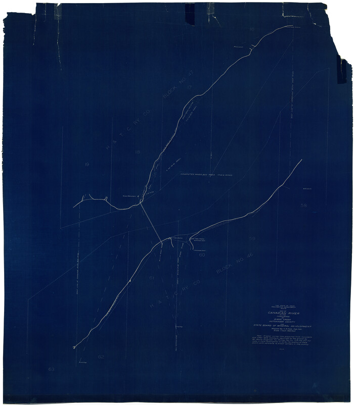 9245, Hutchinson County Rolled Sketch 35, General Map Collection