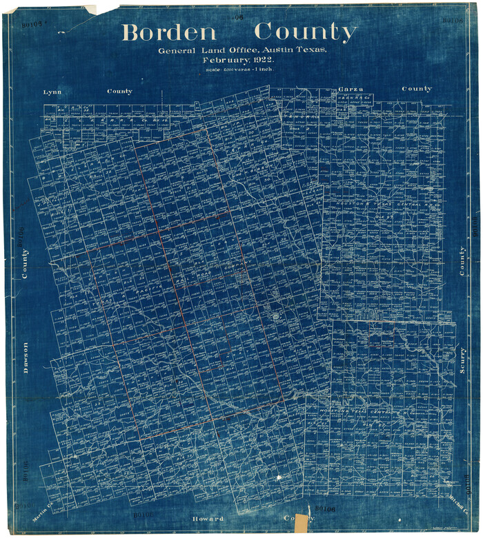 92456, Borden County, Twichell Survey Records