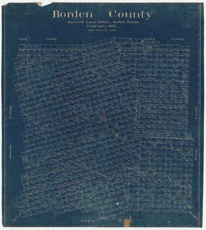 92456, Borden County, Twichell Survey Records