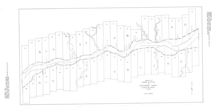 9247, Hutchinson County Rolled Sketch 37A, General Map Collection