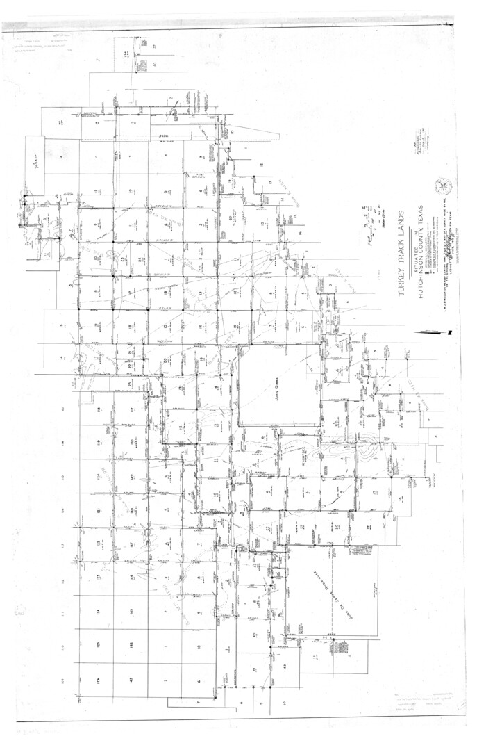 9248, Hutchinson County Rolled Sketch 38, General Map Collection
