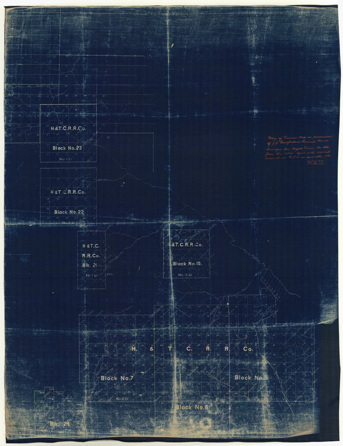 9250, Irion County Rolled Sketch 7, General Map Collection