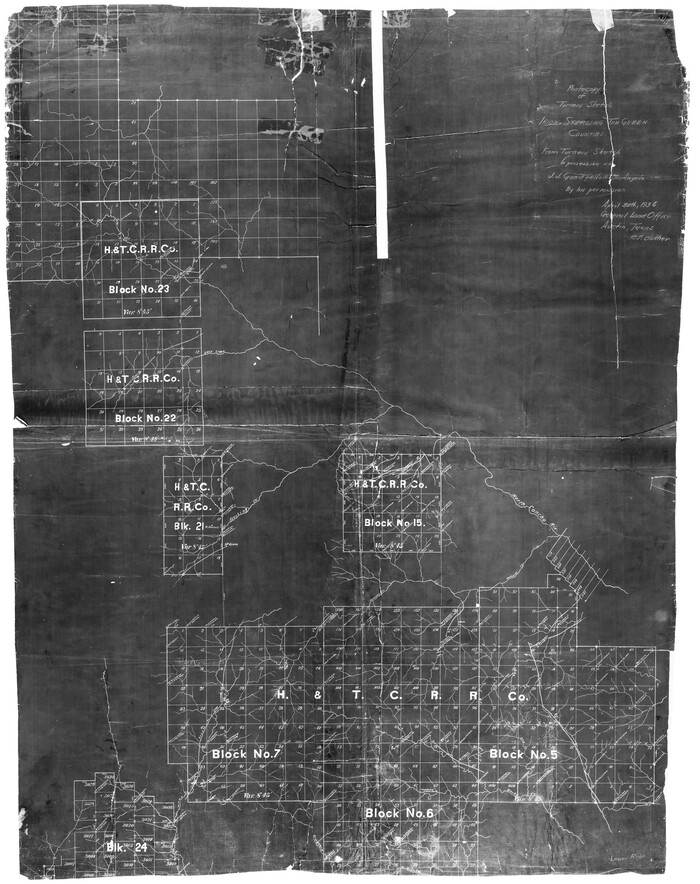 9251, Irion County Rolled Sketch 8, General Map Collection