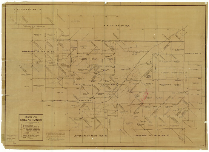 9252, Irion County Rolled Sketch 11, General Map Collection