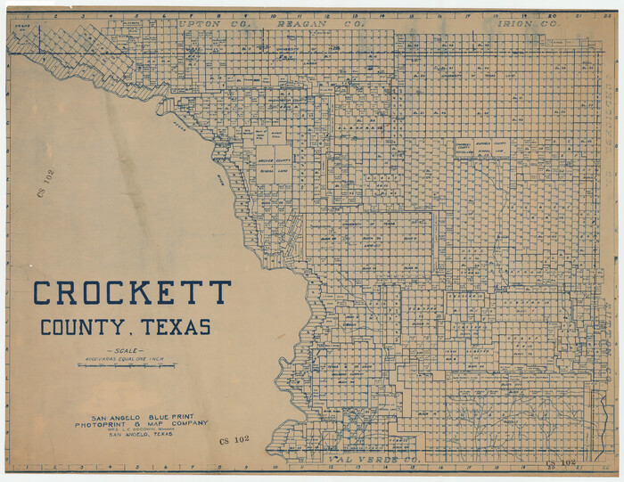 92547, Crockett County, Texas, Twichell Survey Records