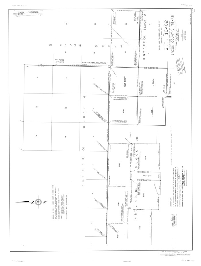 9257, Irion County Rolled Sketch 24, General Map Collection