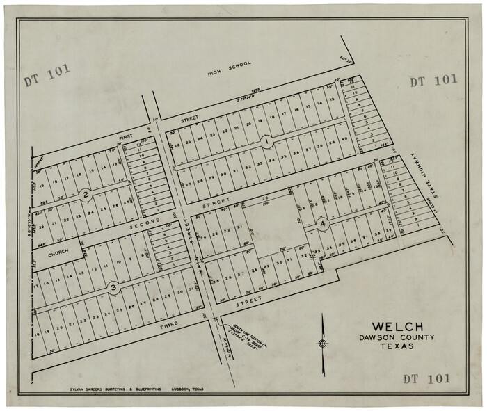 92592, Welch, Dawson County, Texas, Twichell Survey Records