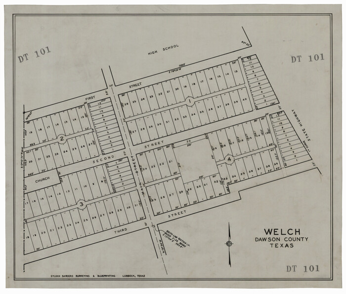 92592, Welch, Dawson County, Texas, Twichell Survey Records