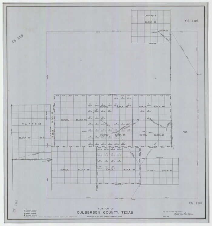 92609, Portion of Culberson County, Texas, Twichell Survey Records