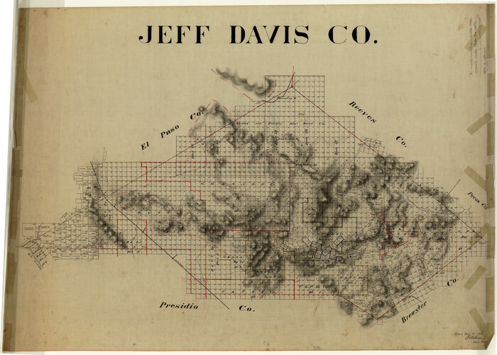 9262, Jeff Davis County Rolled Sketch 5, General Map Collection