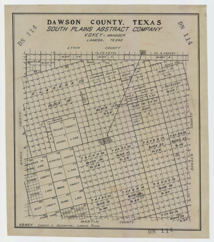 92620, Dawson County, Texas, Twichell Survey Records