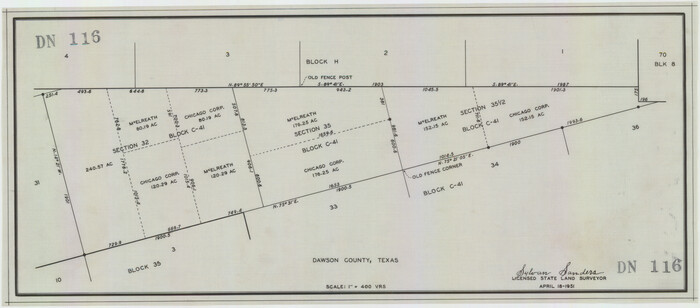 92622, [Block C-41, Sections 32, 35, 35 1/2, and vicinity], Twichell Survey Records