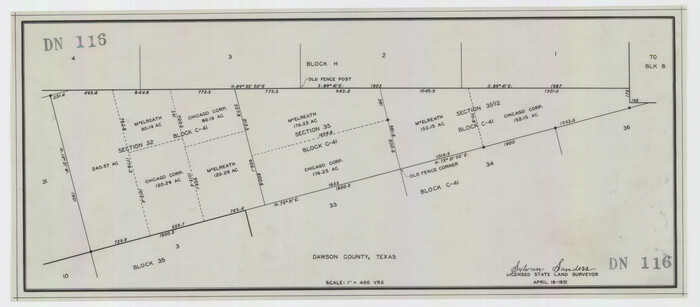 92622, [Block C-41, Sections 32, 35, 35 1/2, and  vicinity], Twichell Survey Records
