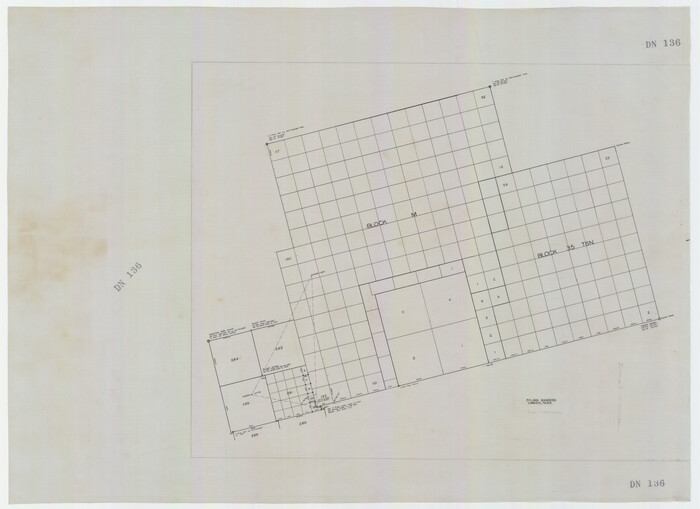 92634, [Block M, Block 35, Township 6 North], Twichell Survey Records