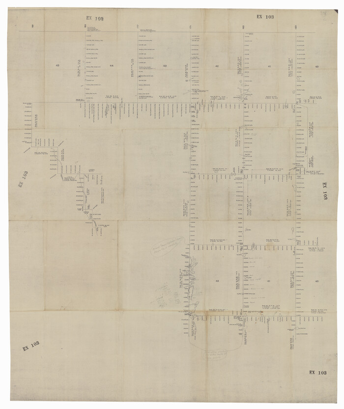 92636, [Ector County Line Descriptions], Twichell Survey Records