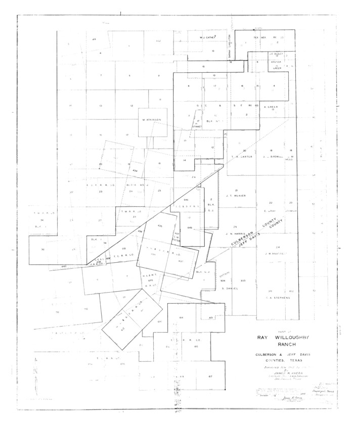 9267, Jeff Davis County Rolled Sketch 21, General Map Collection