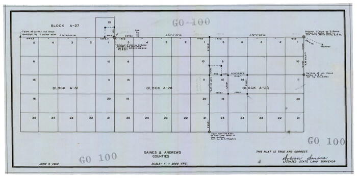 92673, [Blocks A-23, A-26, and A-31], Twichell Survey Records