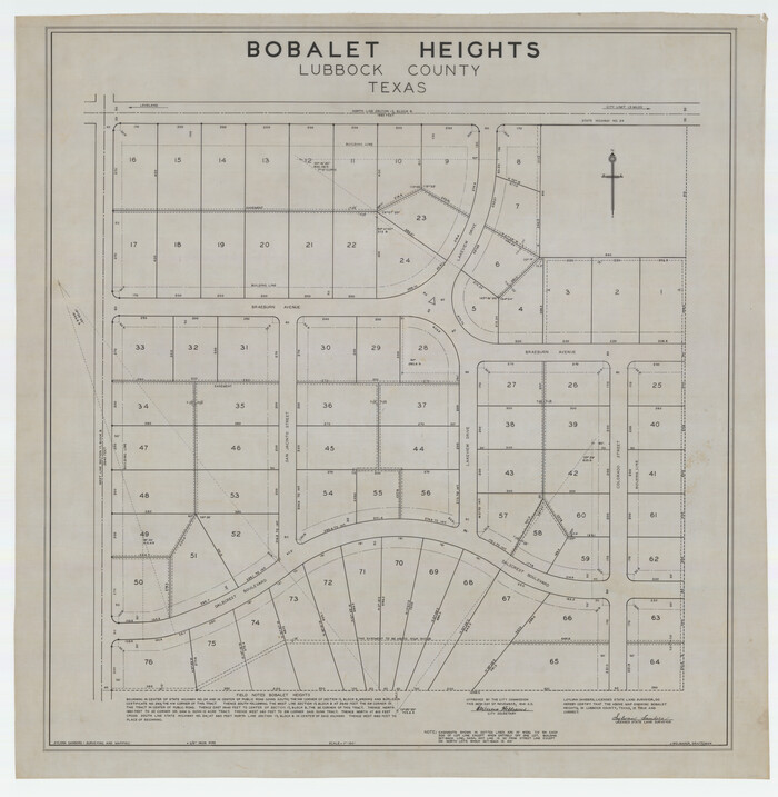 92787, Bobalet Heights, Twichell Survey Records