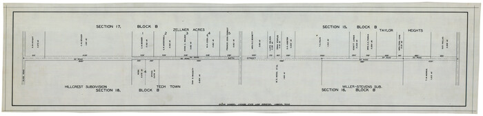 92798, [Sections 15, 16, 17, 18, Block B], Twichell Survey Records