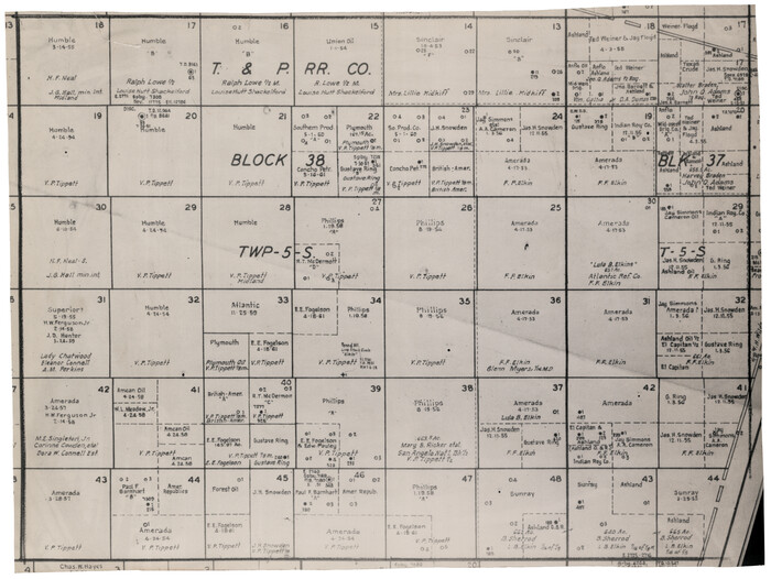 92801, [Township 5-S, Blocks 37 & 38], Twichell Survey Records