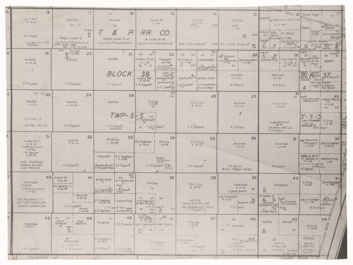 92801, [Township 5-S, Blocks 37 & 38], Twichell Survey Records