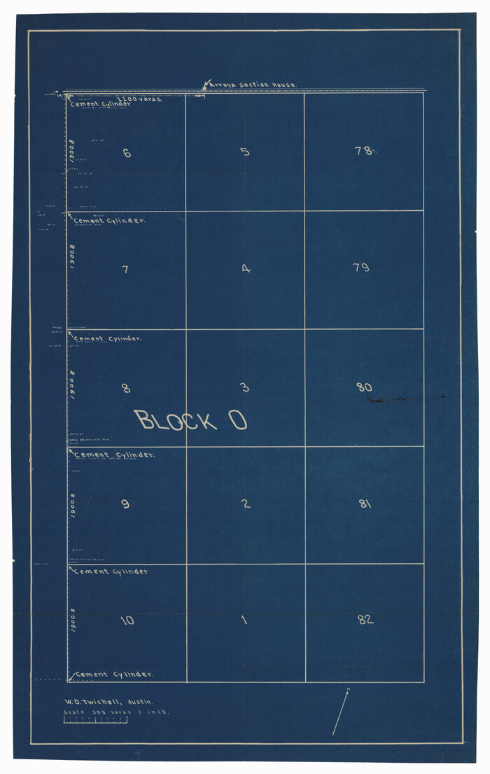 92804, [Block O], Twichell Survey Records