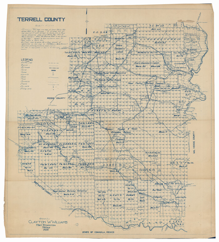 92806, Terrell County, Twichell Survey Records