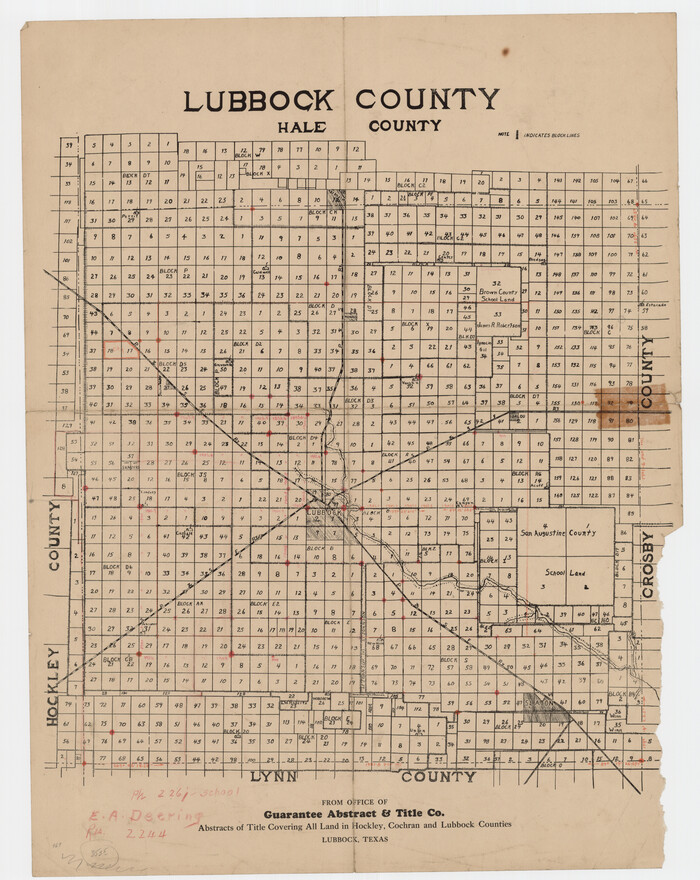 92808, Lubbock County, Twichell Survey Records
