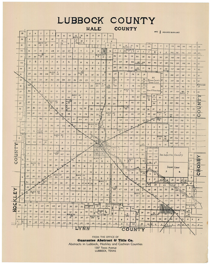 92821, Lubbock County, Twichell Survey Records