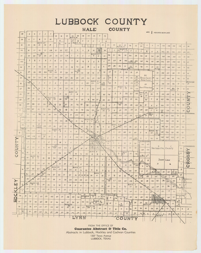92821, Lubbock County, Twichell Survey Records