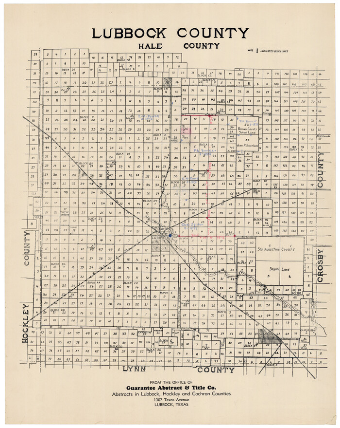 92833, Lubbock County Hale County, Twichell Survey Records