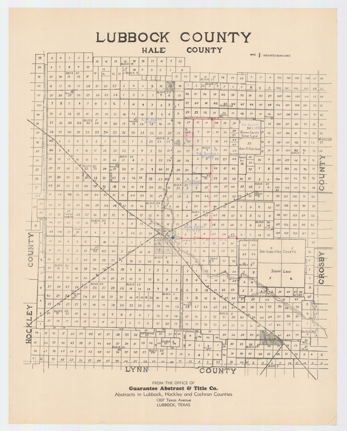 92833, Lubbock County Hale County, Twichell Survey Records