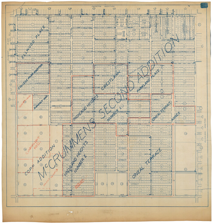 92839, [Surrounding McCrummens Second Addition], Twichell Survey Records