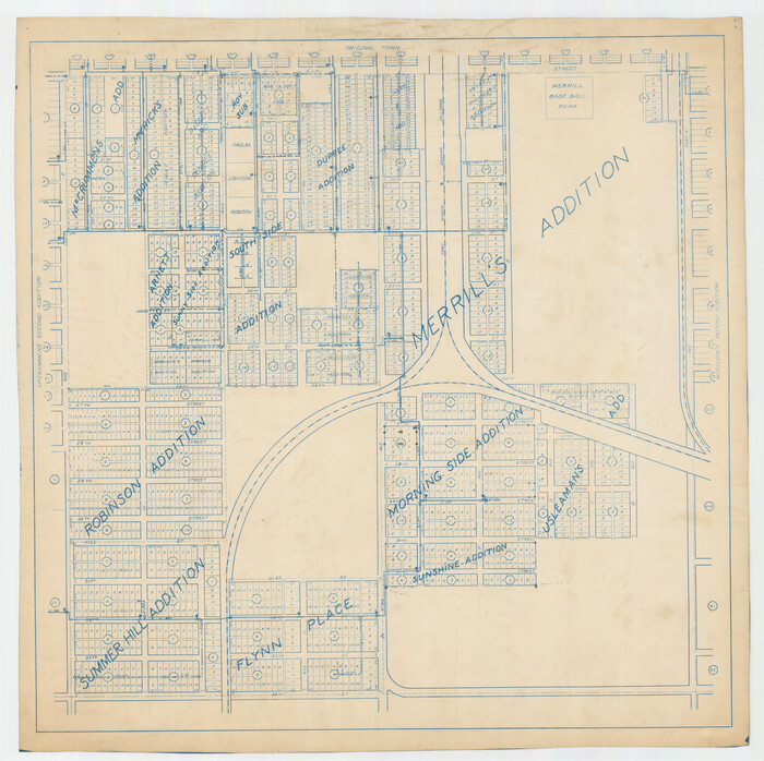 92840, [Additions Surrounding Fort Worth & Denver Railroad Fork], Twichell Survey Records