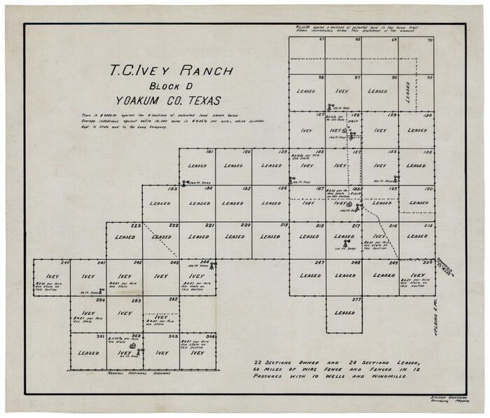 92846, T. C. Ivey Ranch Block D, Twichell Survey Records