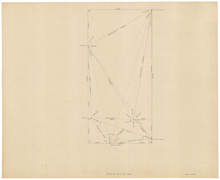 92864, [Meridian thru 19th St. Muni. Standpipe], Twichell Survey Records