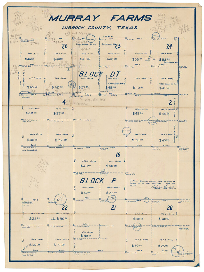 92875, Murray Farms, Twichell Survey Records