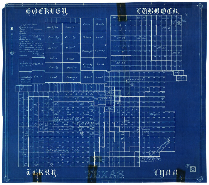 92889, [Hockley, Lubbock, Terry and Lynn Corner], Twichell Survey Records