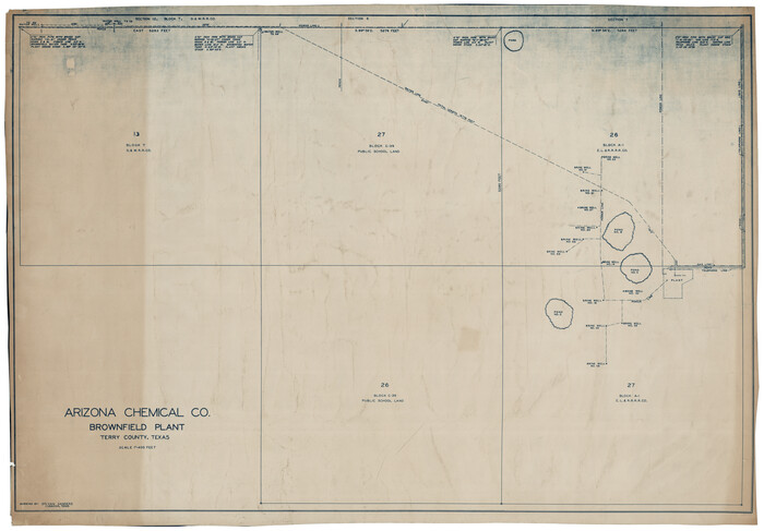 92892, Arizona Chemical Co. Brownfield Plant, Twichell Survey Records