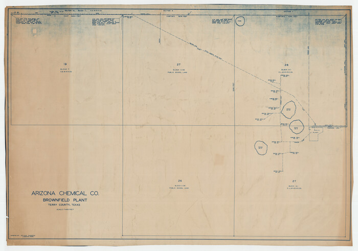 92892, Arizona Chemical Co. Brownfield Plant, Twichell Survey Records