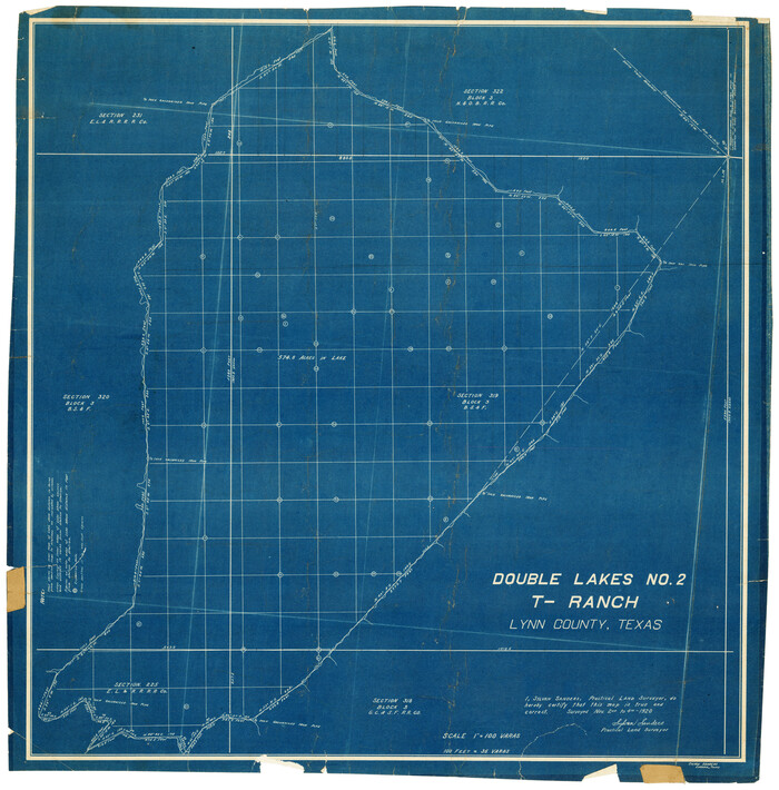 92894, Double Lakes No. 2, T-Ranch, Twichell Survey Records